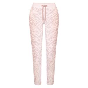 LASCANA Kalhoty pink / bílá