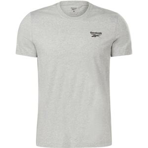 Reebok Sport Funkční tričko  šedý melír / černá
