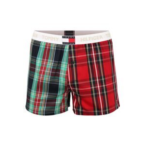 Tommy Hilfiger Underwear Boxerky  tmavě zelená / červená / bílá / námořnická modř