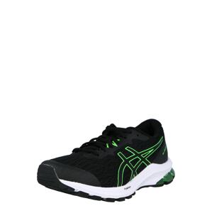 ASICS Běžecká obuv  černá / svítivě zelená