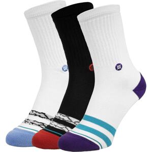 Stance Sportovní ponožky  bílá / černá / nebeská modř / námořnická modř