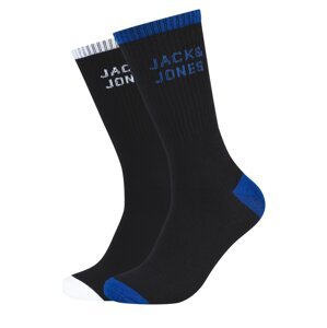 JACK & JONES Ponožky  černá / modrá / bílá