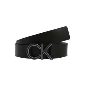 Calvin Klein Opasek 'ENAMEL'  černá