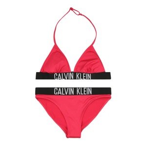 Calvin Klein Swimwear Bikiny  černá / bílá / pitaya