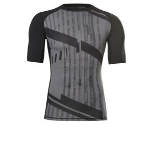 Reebok Sport Funkční tričko  černá / šedá