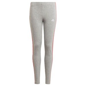 ADIDAS PERFORMANCE Sportovní kalhoty  šedý melír / bílá / lososová