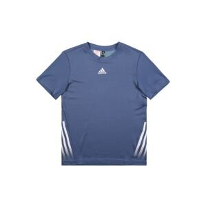 ADIDAS PERFORMANCE Funkční tričko  kouřově modrá / bílá
