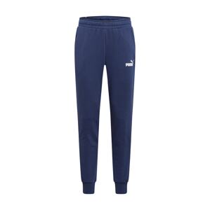 PUMA Sportovní kalhoty  námořnická modř / bílá