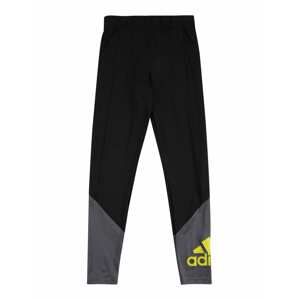 ADIDAS SPORTSWEAR Sportovní kalhoty  žlutá / šedá / černá