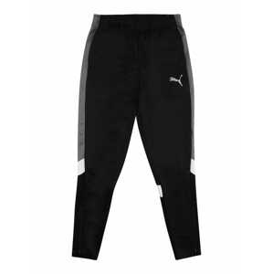 PUMA Sportovní kalhoty 'Active'  černá / šedá / bílá