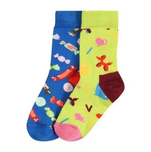 Happy Socks Socken 'Candy & Balloons'  modrá / žlutá / mix barev
