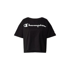 Champion Authentic Athletic Apparel Tričko  černá / bílá