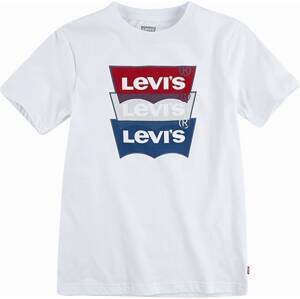 LEVI'S Tričko  bílá / červená / modrá / šedá