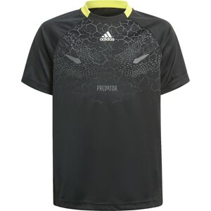 ADIDAS PERFORMANCE Funkční tričko 'Predator'  černá / svítivě žlutá / šedá / bílá
