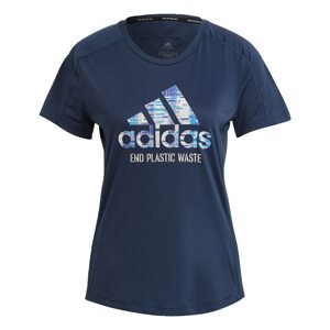 ADIDAS PERFORMANCE Funkční tričko  tmavě modrá / světlemodrá / tmavě fialová / bílá