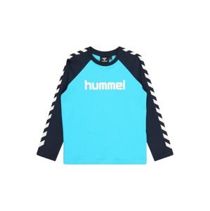 Hummel Funkční tričko  modrá / námořnická modř / bílá