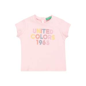 UNITED COLORS OF BENETTON Tričko  růžová / mix barev