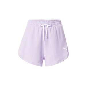PUMA Sportovní kalhoty  světle fialová / bílá