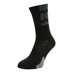 UNDER ARMOUR Sportovní ponožky 'Playmaker'  šedá / černá