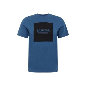Barbour International Tričko  modrá / černá