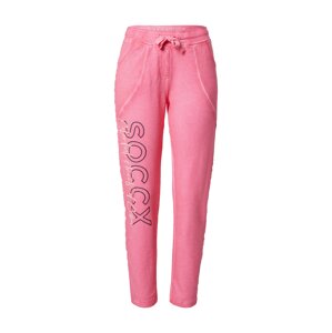 Soccx Kalhoty  pink / černá / bílá