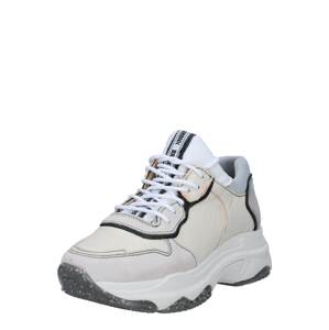 BRONX Sneaker 'BAISLEY'  perlově bílá / světle šedá / černá / béžová