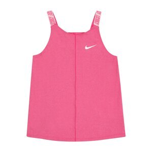 NIKE Sportovní top pink / bílá