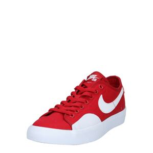 Nike SB Tenisky 'Blazer Court' červená / bílá