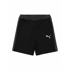 PUMA Sportovní kalhoty 'Evostripe'  černá / bílá / antracitová