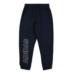 ADIDAS PERFORMANCE Sportovní kalhoty  bílá / námořnická modř