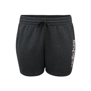 ADIDAS PERFORMANCE Sportovní kalhoty  tmavě šedá / růžová