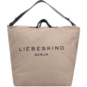 Liebeskind Berlin Nákupní taška  šedobéžová / černá