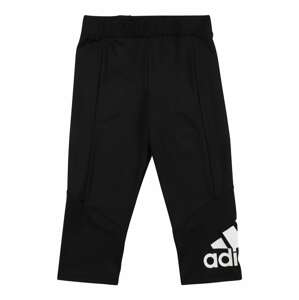 ADIDAS SPORTSWEAR Sportovní kalhoty černá / bílá
