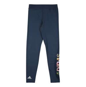 ADIDAS PERFORMANCE Sportovní kalhoty  tmavě modrá / bílá / růžová / svítivě žlutá / svítivě růžová