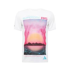 Superdry Funkční tričko 'Beyond Limits'  fialová / mix barev / pink / černá / bílá