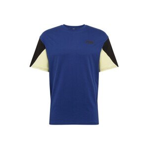 PUMA Funkční tričko 'REBEL Advanced'  modrá / černá / světle žlutá
