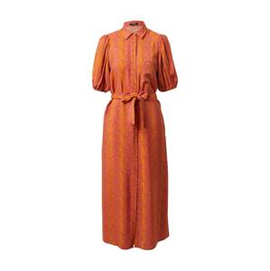 FRNCH PARIS Košilové šaty  oranžová / korálová