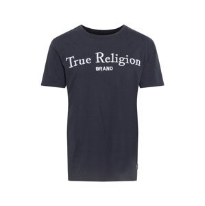 True Religion Tričko  černá / bílá
