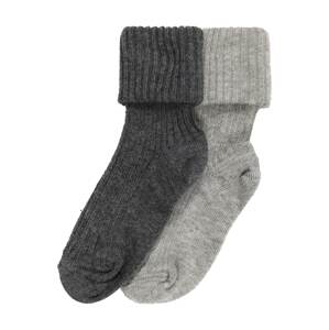 mp Denmark Ponožky  šedý melír / tmavě šedá