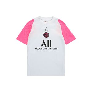Jordan Funkční tričko 'PSG'  bílá / pink / černá