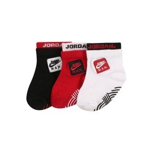 Jordan Ponožky 'JUMPMAN BY NIKE'  červená / černá / bílá