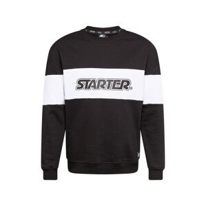 Starter Black Label Mikina  černá / bílá