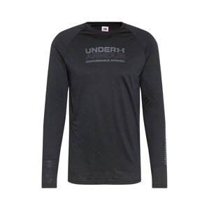 UNDER ARMOUR Funkční tričko  černá / šedá