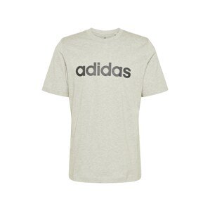 ADIDAS SPORTSWEAR Funkční tričko  šedý melír / černá