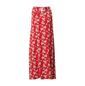 Tranquillo Letní šaty  červená / krémová / bílá / grafitová
