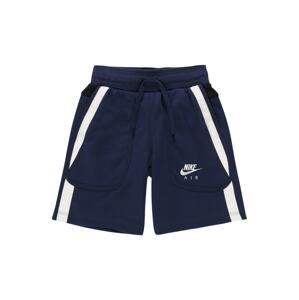Nike Sportswear Kalhoty  námořnická modř / černá / bílá