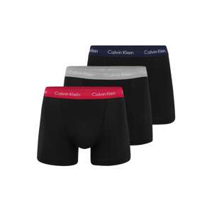Calvin Klein Underwear Boxerky  modrá / vínově červená / černá / šedá / bílá