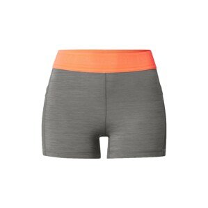NIKE Sportovní kalhoty  šedá / oranžová