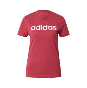ADIDAS PERFORMANCE Funkční tričko  bílá / tmavě růžová