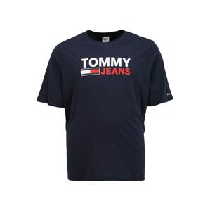 Tommy Jeans Plus Tričko  námořnická modř / bílá / grenadina